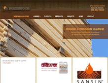 Tablet Screenshot of northwoodlumber.com